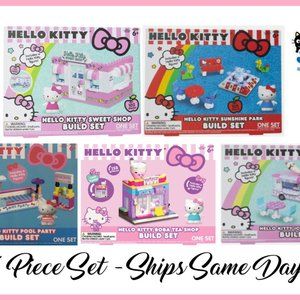 Officially Licensed Sanrio Hello Kitty Building Blocks Sets Creative 5Pack - NEW